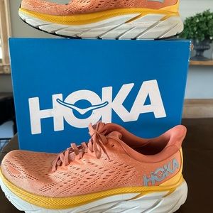 Hoka women’s running shoes, size 7 Worn one time